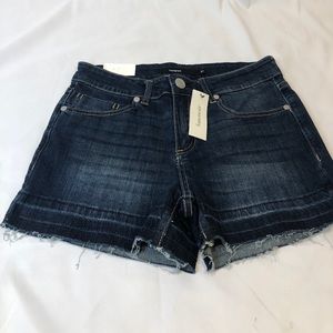 Harper Mid Rise 3.5 “ Release Hem Denim Shorts